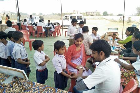 Health Camp at Sareswati Shishu Mandir,Patan-1